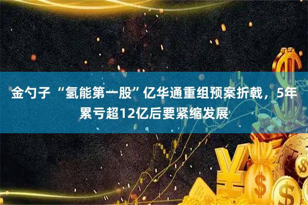 金勺子 “氢能第一股”亿华通重组预案折戟，5年累亏超12亿后要紧缩发展